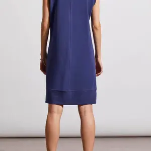 Tribal Cap Sleeve Zipper Dress
