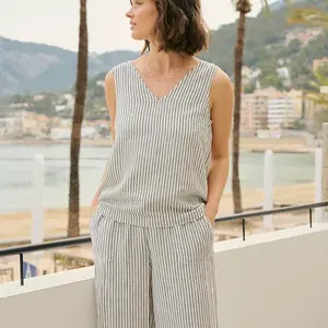 Kaffe Milla Linen Top