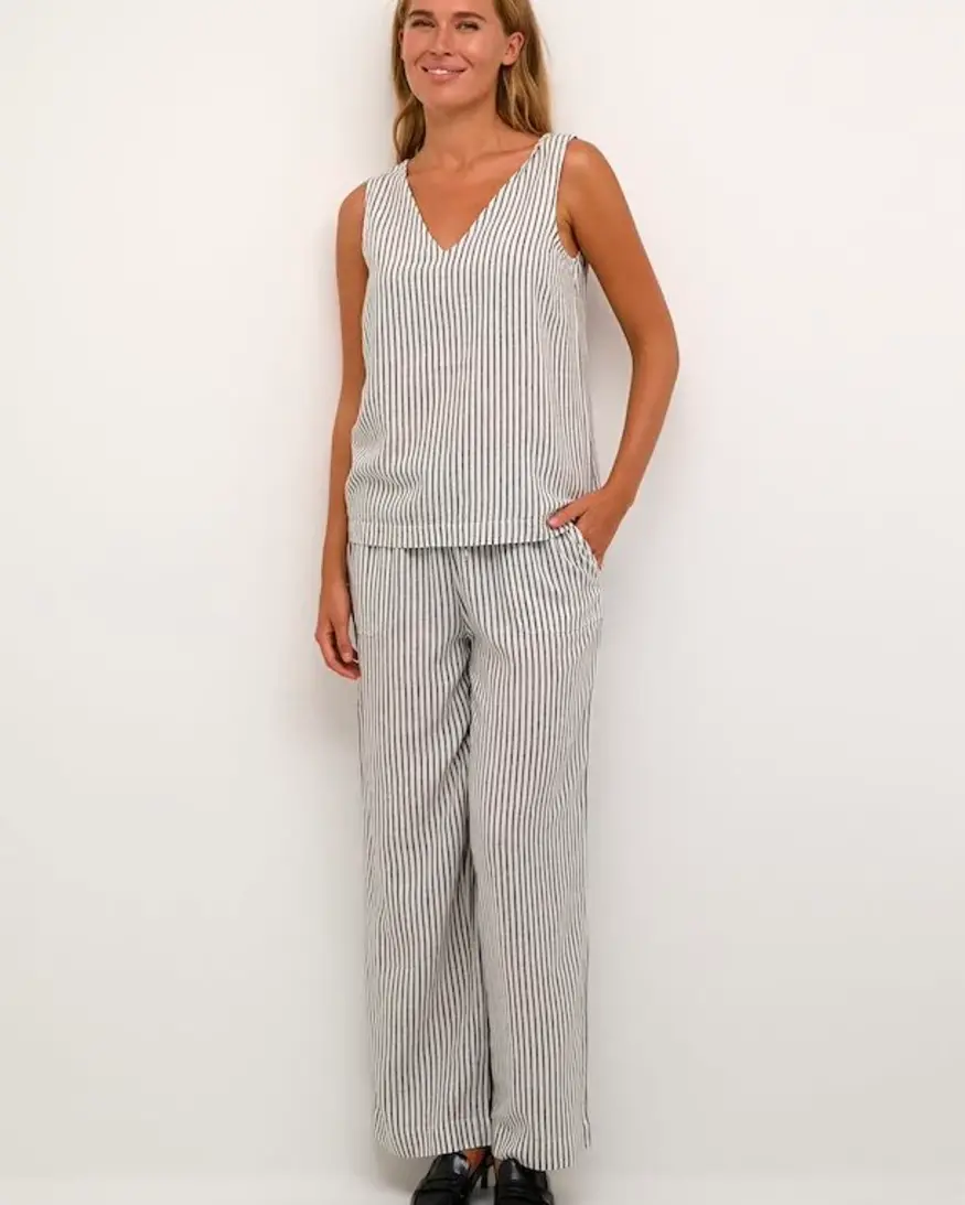 Kaffe Milla Linen Top