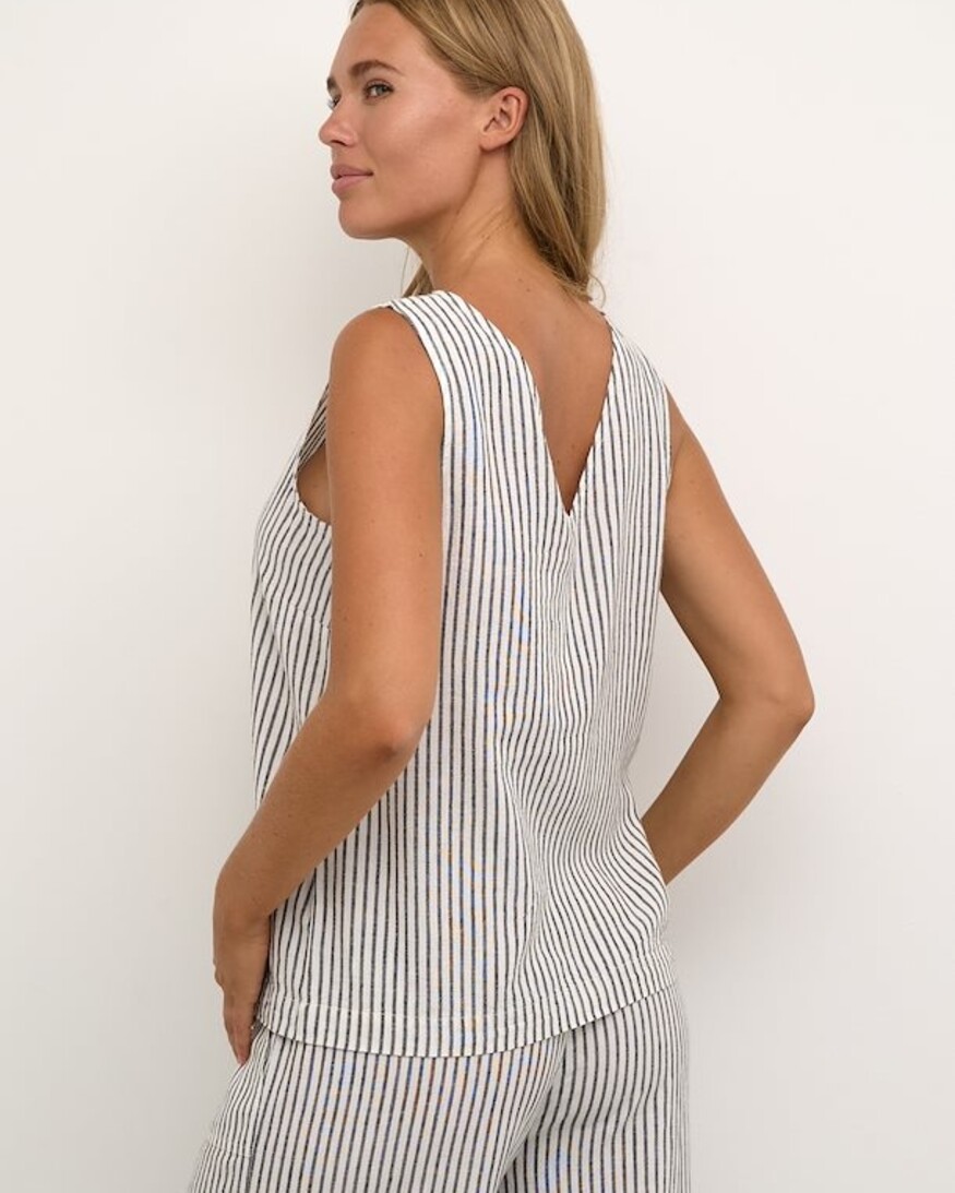 Kaffe Milla Linen Top