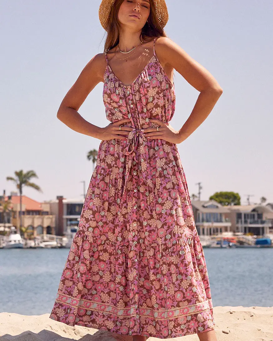 Saltwater Luxe Elton Midi Dress