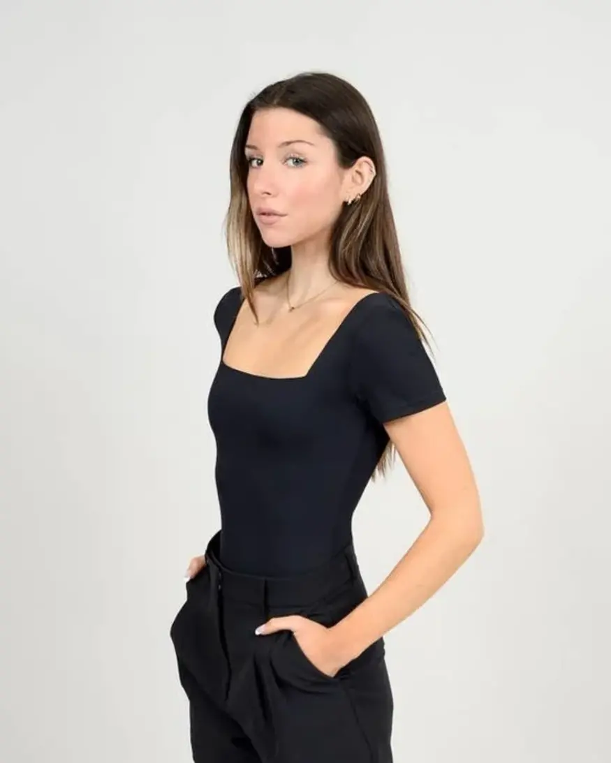 RD Style Stacy Square Neck Bodysuit