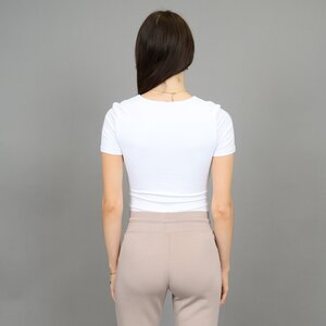 RD Style Viola SS Shirred Bodysuit