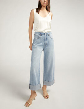 Silver Jeans - For Us Baggy Wide Leg Crop