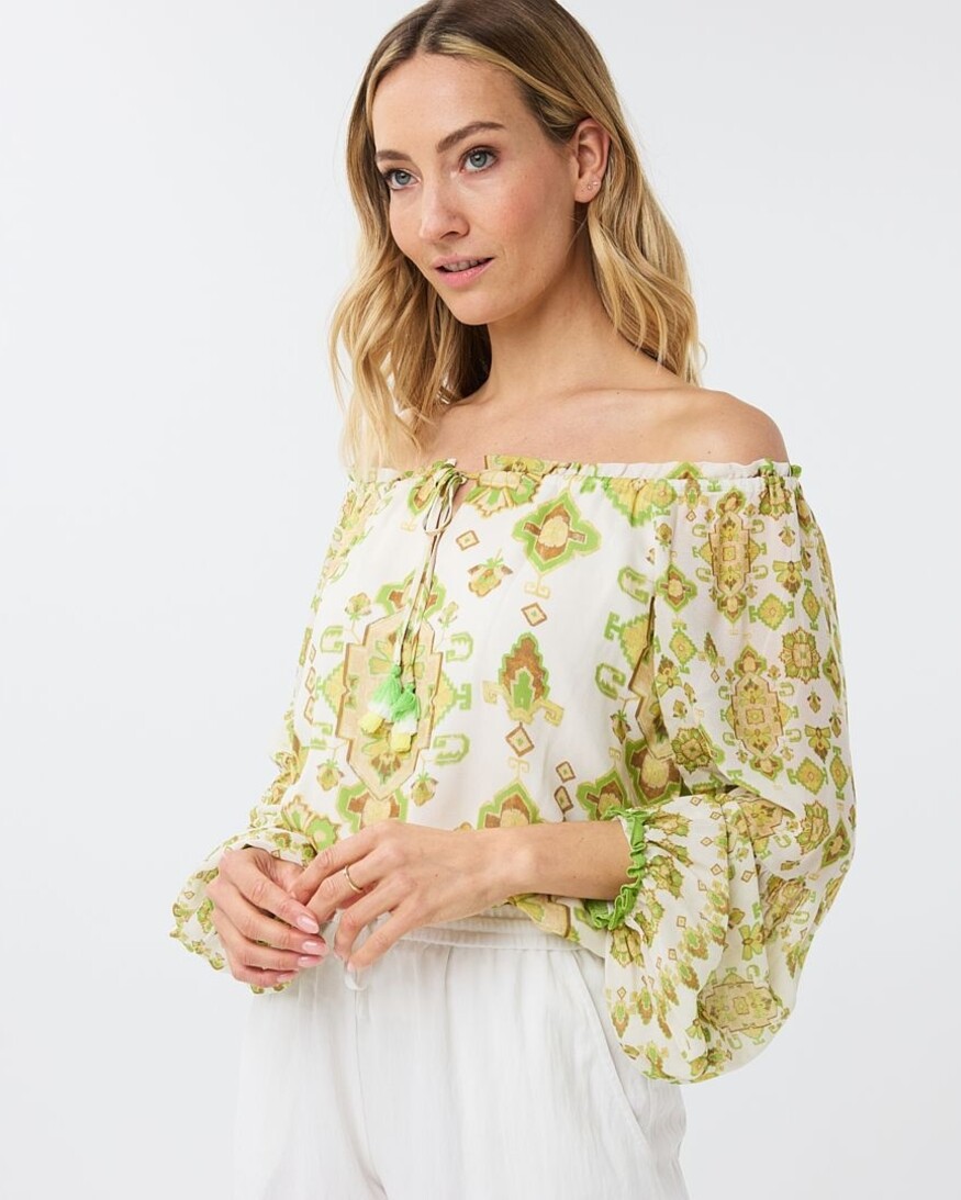 Esqualo Cannes Boatneck Blouse