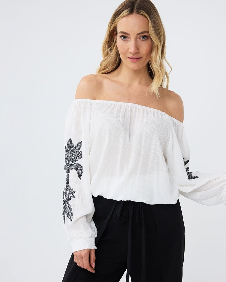 Esqualo Chambery Batwing Blouse