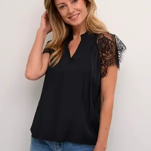 Cream Nola Lace Blouse