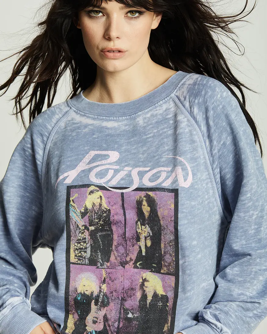 Recycled Karma Poison - Talk Dirty Sweatshirt