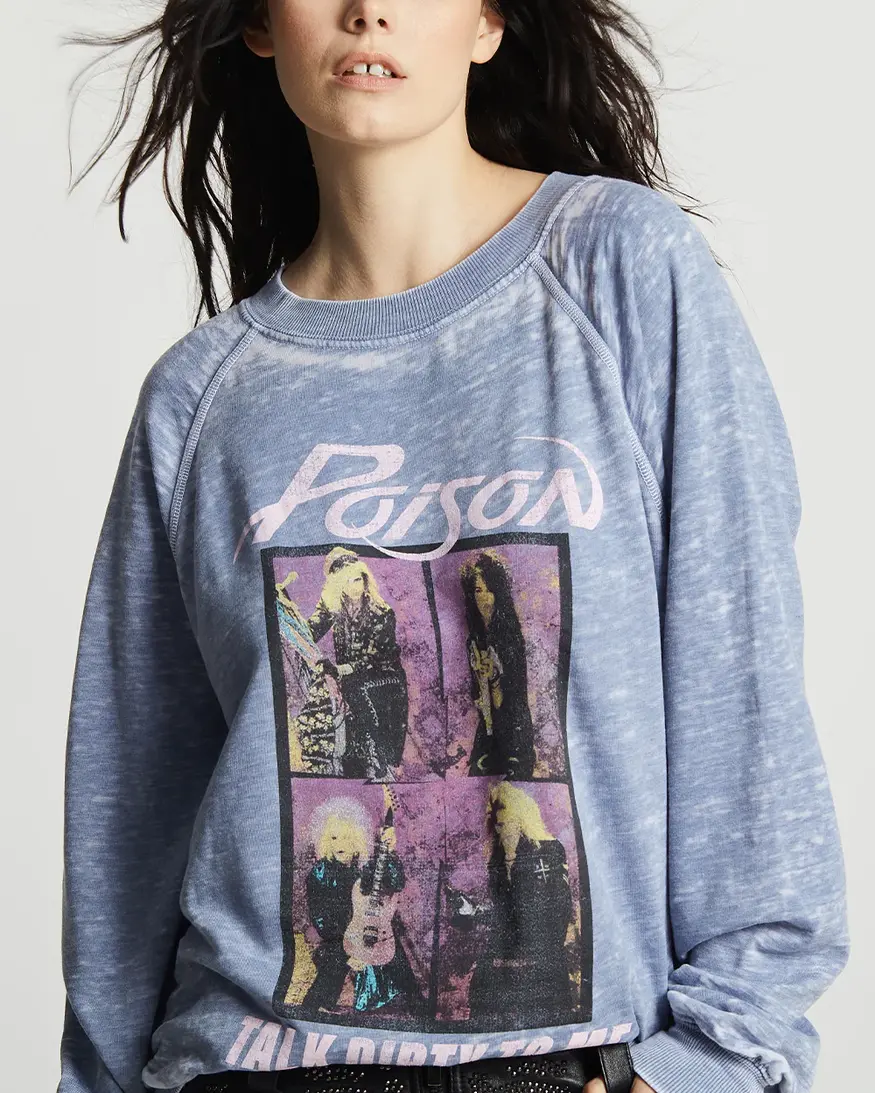 Recycled Karma Poison - Talk Dirty Sweatshirt