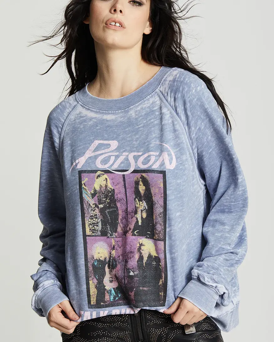Recycled Karma Poison - Talk Dirty Sweatshirt