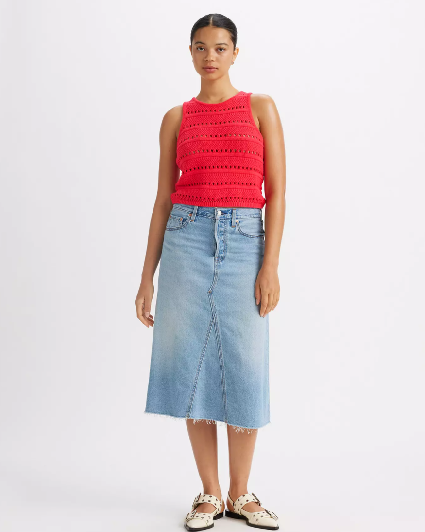 Levi's HR A-Line Decon Skirt