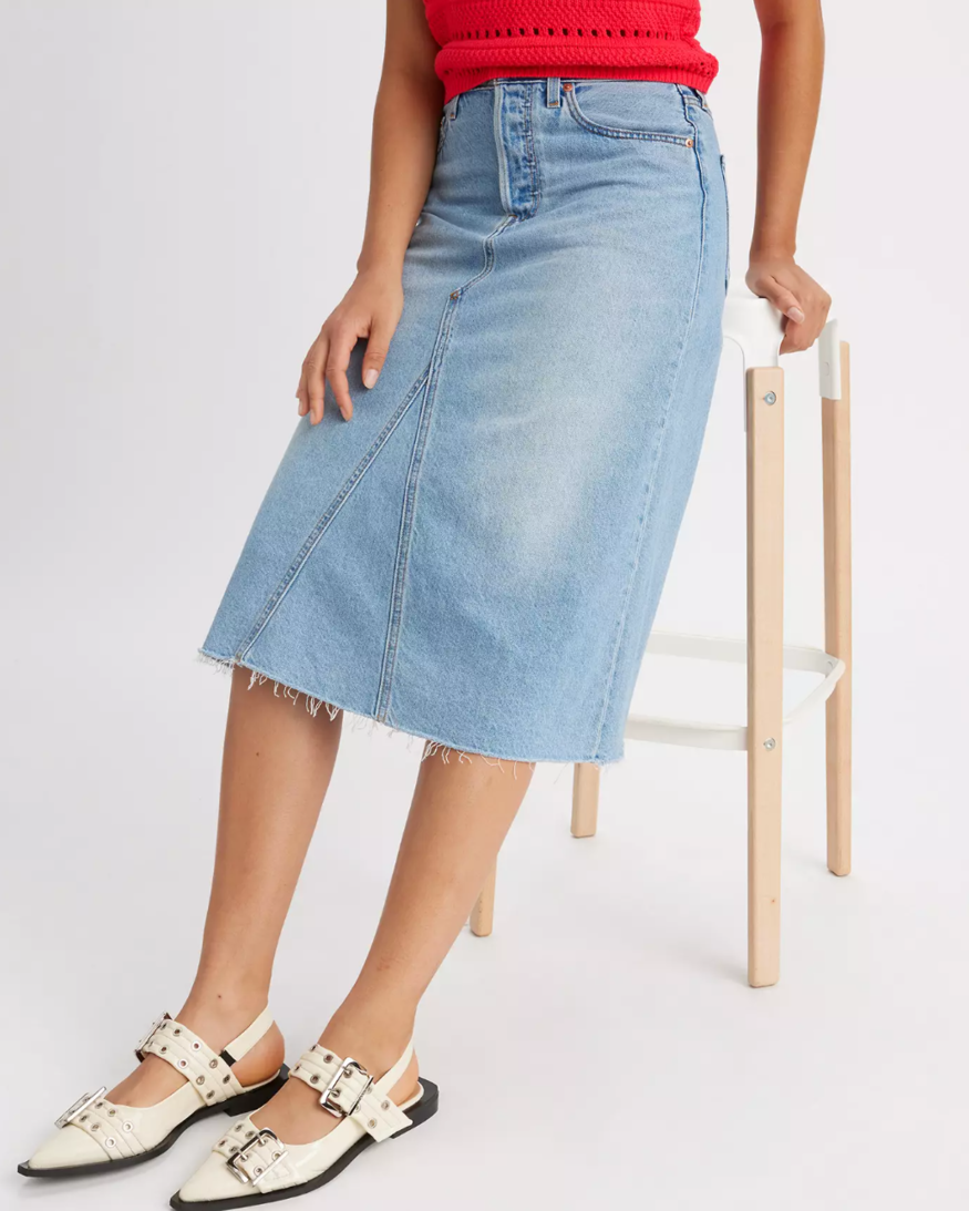 Levi's HR A-Line Decon Skirt