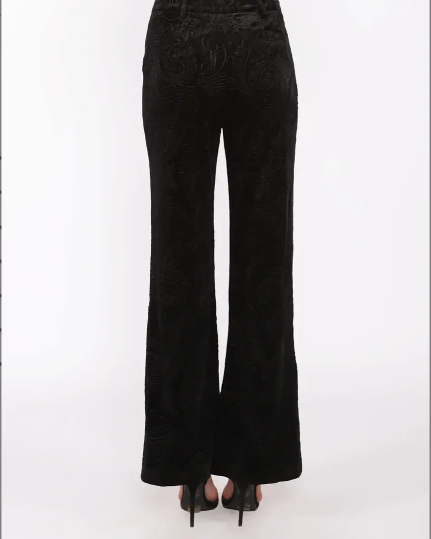 Velvet Flared Pants