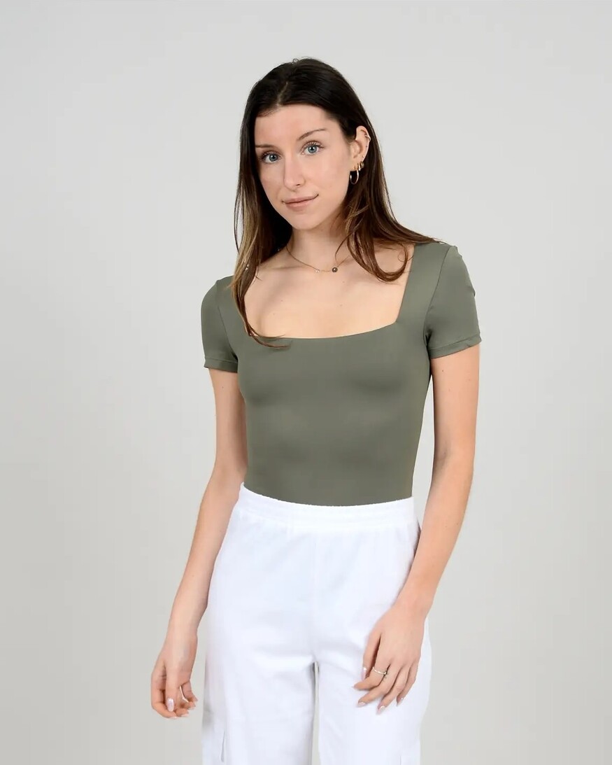 RD Style Stacy Square Neck Bodysuit