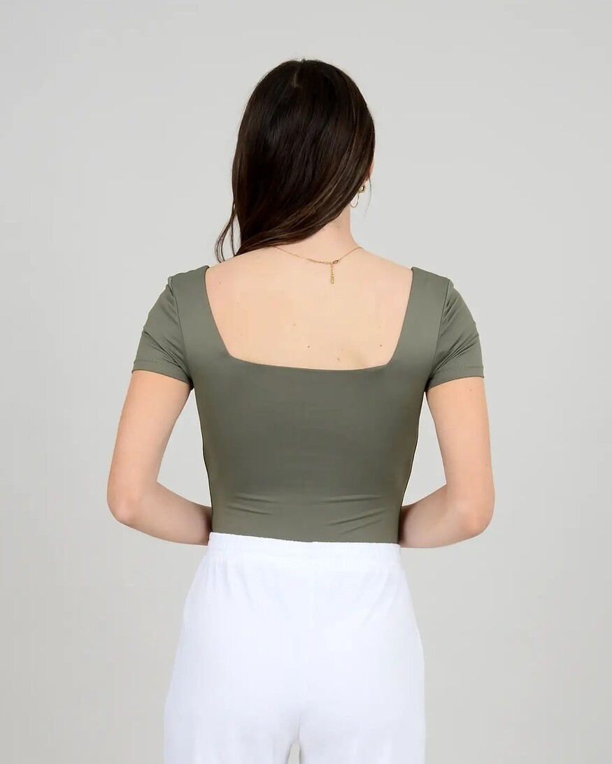 RD Style Stacy Square Neck Bodysuit