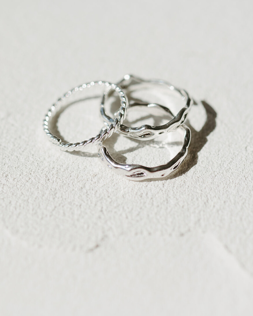 Pilgrim Rita Ring Set