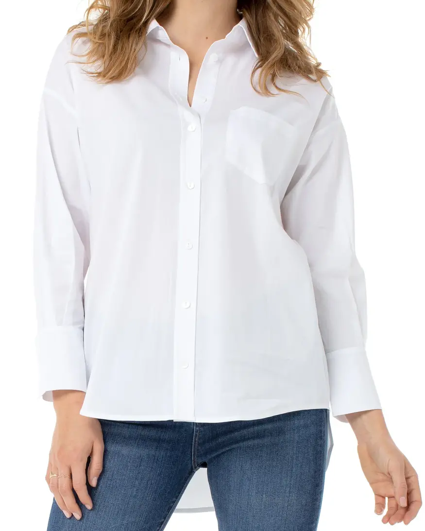 Liverpool Oversized Classic Button Down