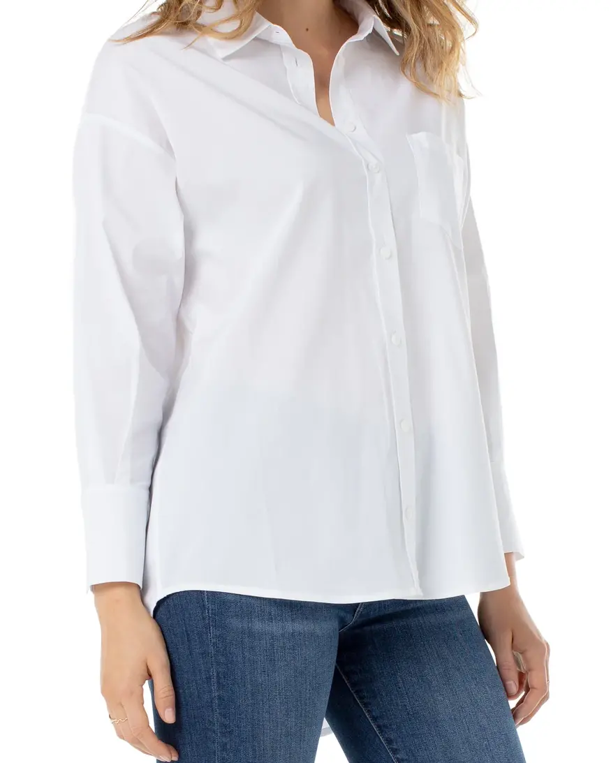 Liverpool Oversized Classic Button Down