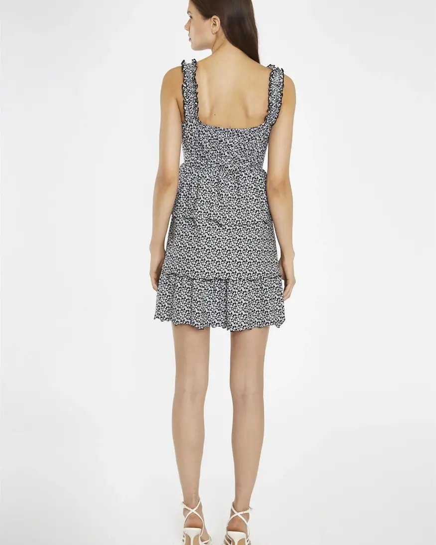 UK Glamorous Yoko Tired Mini Dress