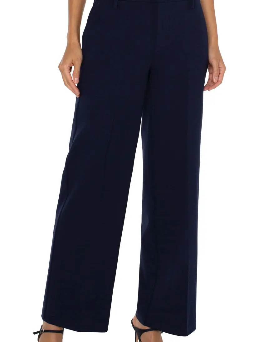 Liverpool Kelsey Crop Wide Leg Trouser