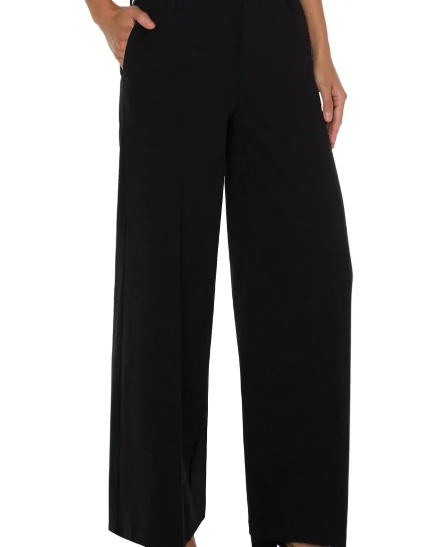 Liverpool Kelsey Crop Wide Leg Trouser