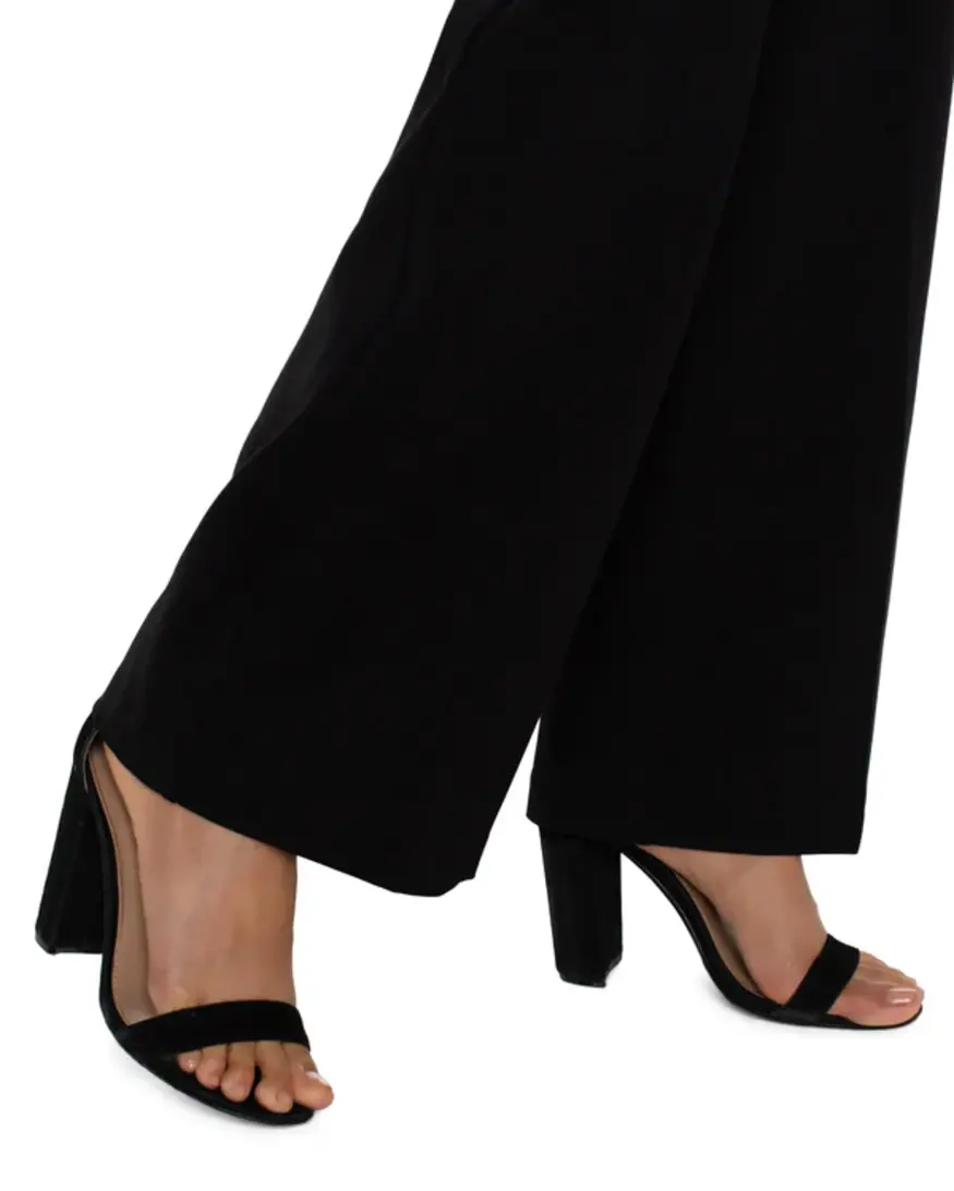 Liverpool Kelsey Crop Wide Leg Trouser