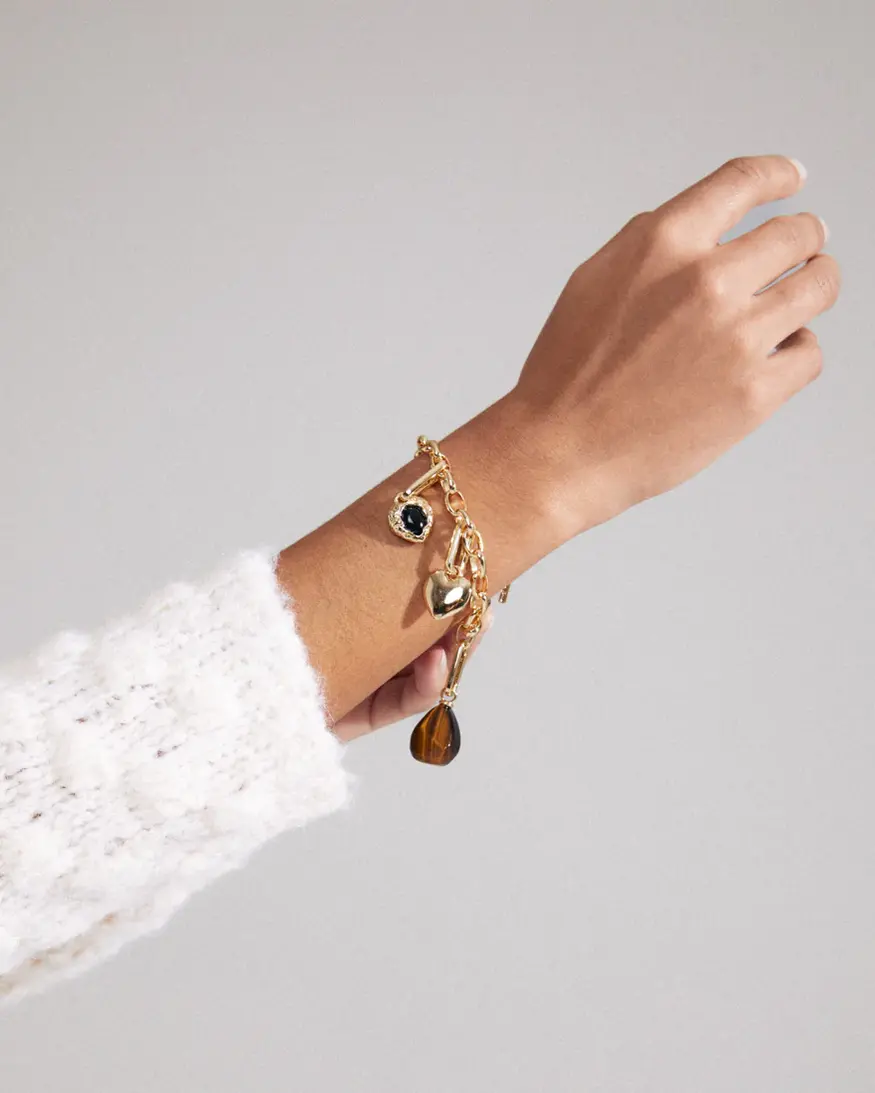 Pilgrim Charm Recyled Bracelet