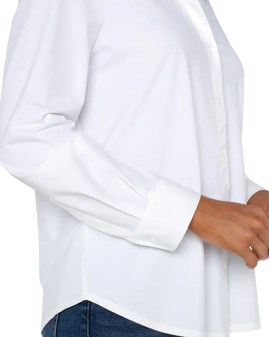 Liverpool Button Front Knit Shirt