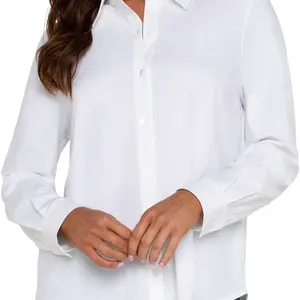 Liverpool Button Front Knit Shirt