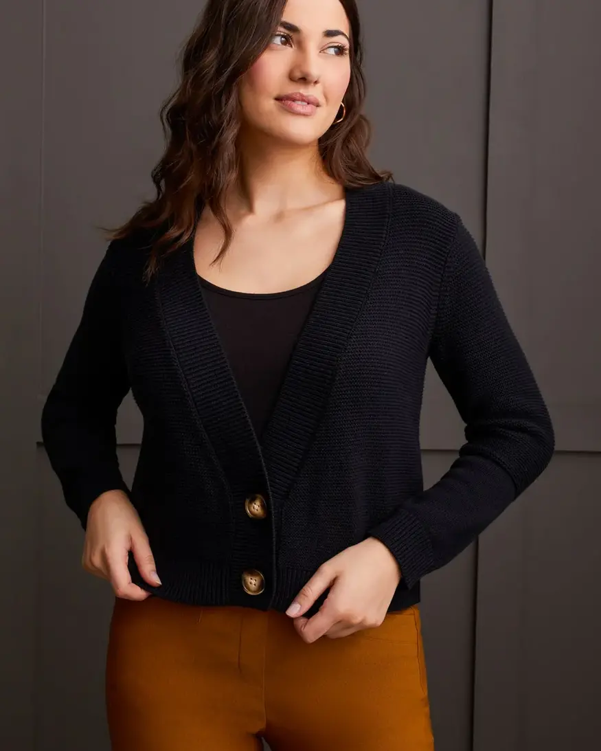 Tribal Overland Crop Cardigan