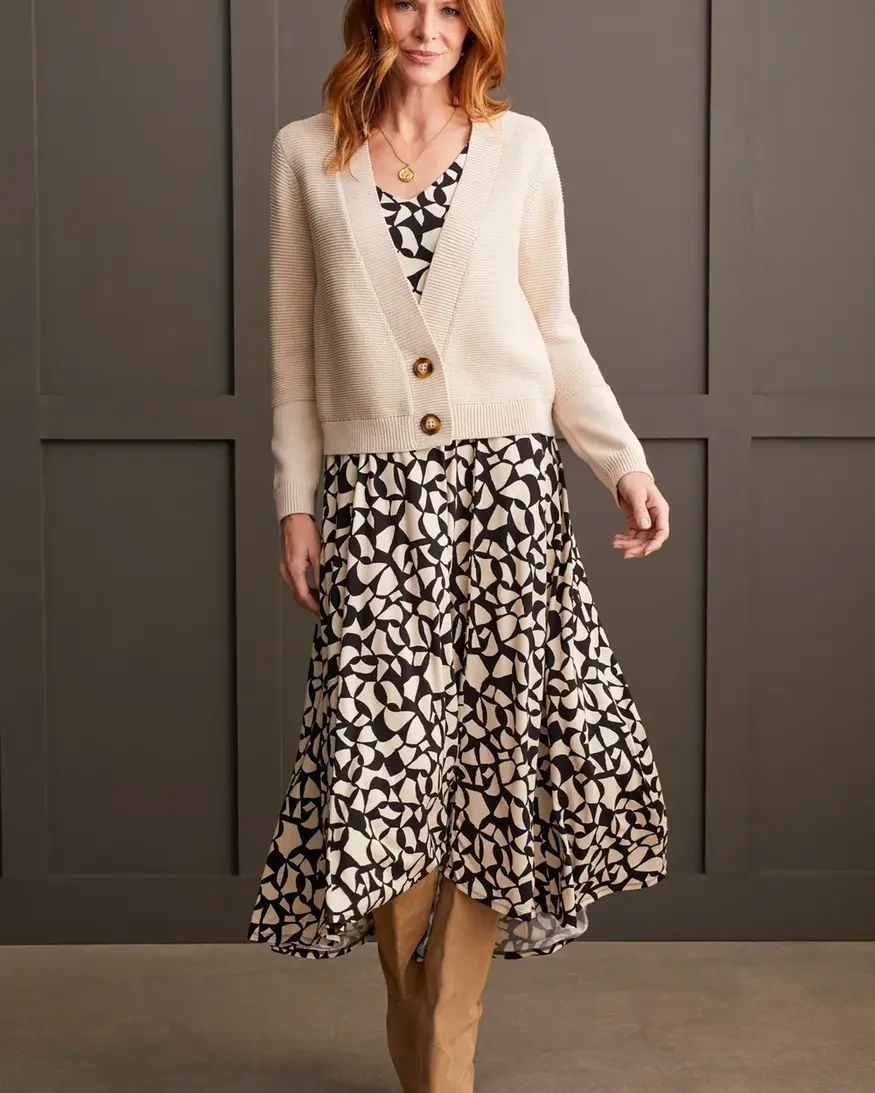 Tribal Overland Crop Cardigan