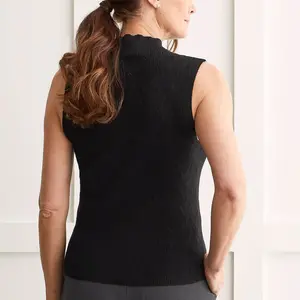 Tribal Prue Sleeveless Mock Neck