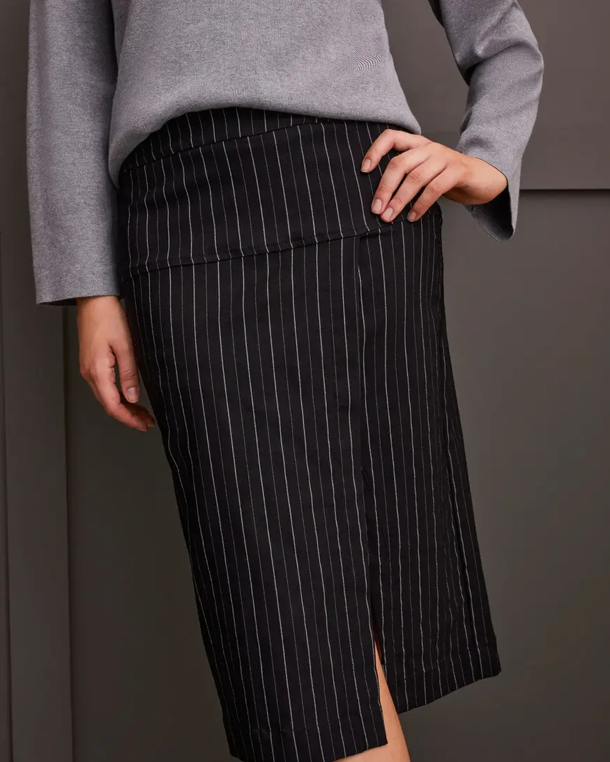 Tribal Tuxedo Pull On Skirt