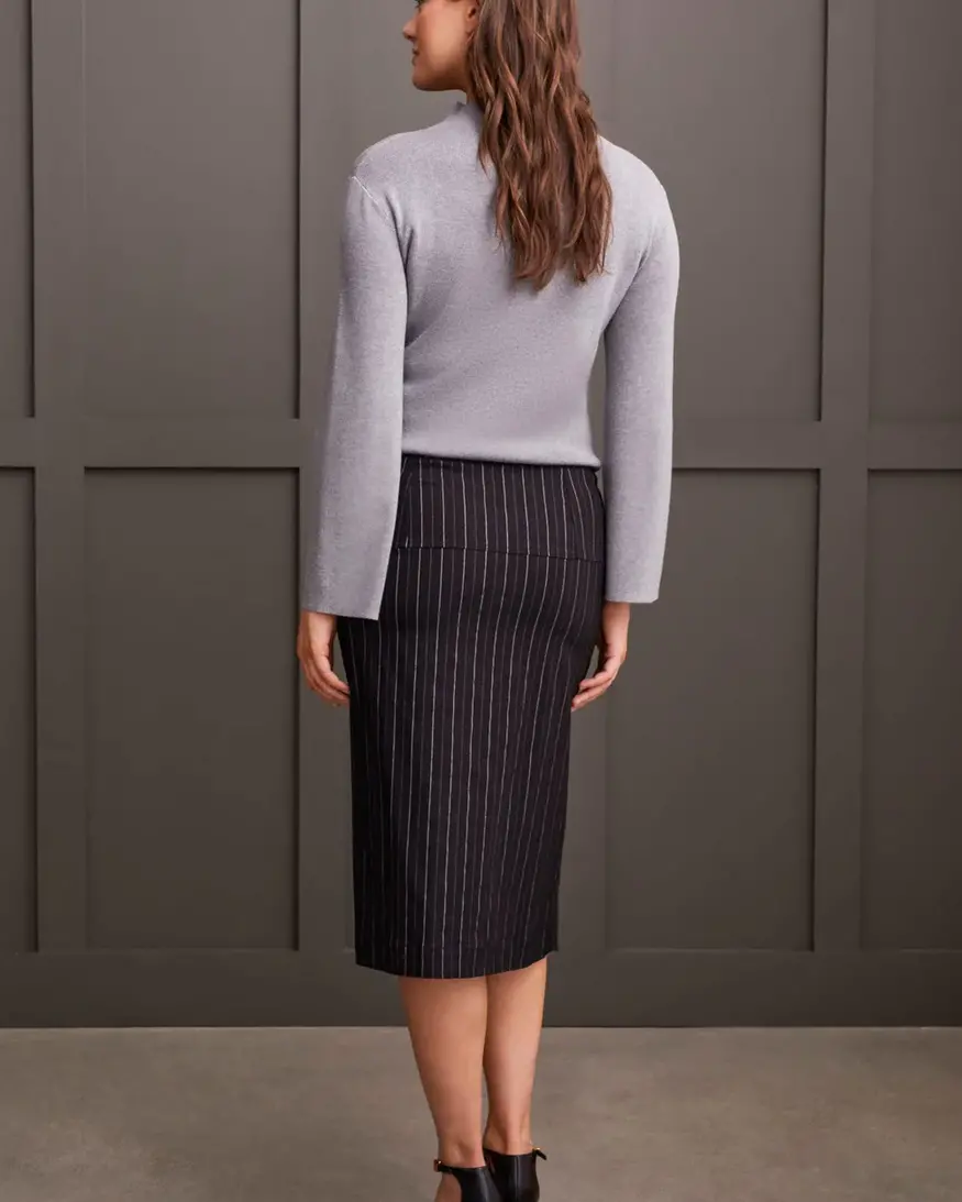 Tribal Tuxedo Pull On Skirt