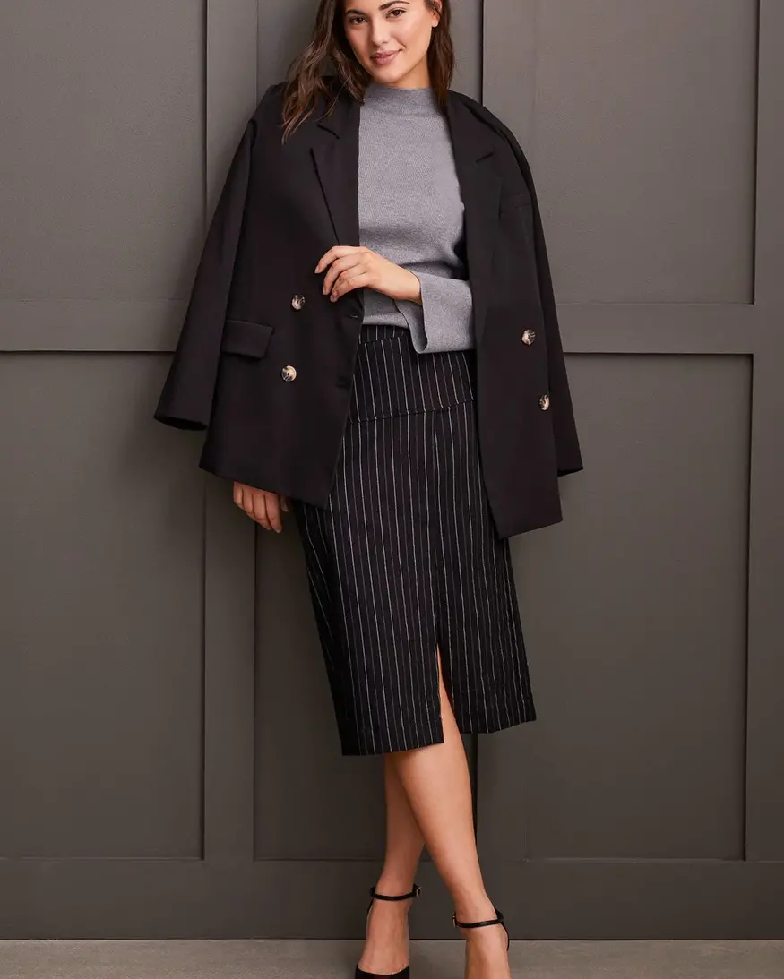 Tribal Tuxedo Pull On Skirt