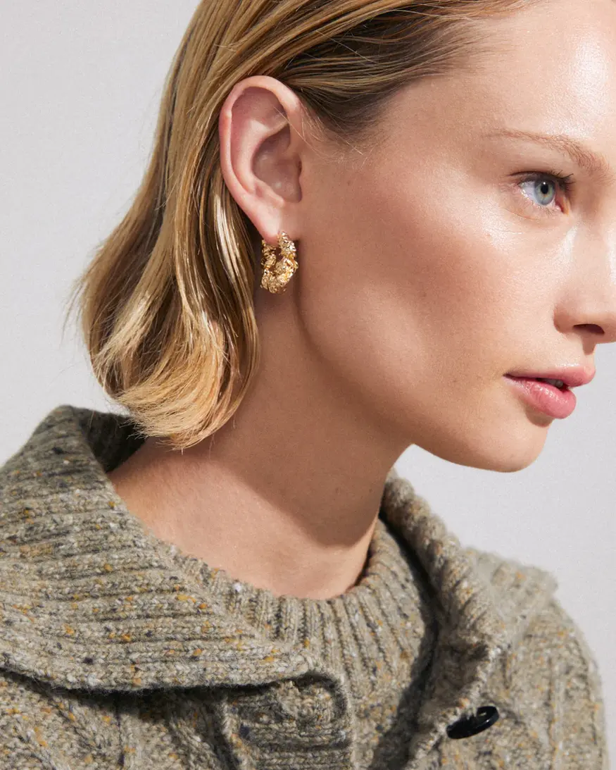Pilgrim Act Hoop Earrings