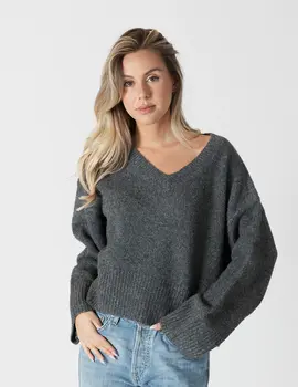 Lyla & Lux Etta V-Neck Sweater