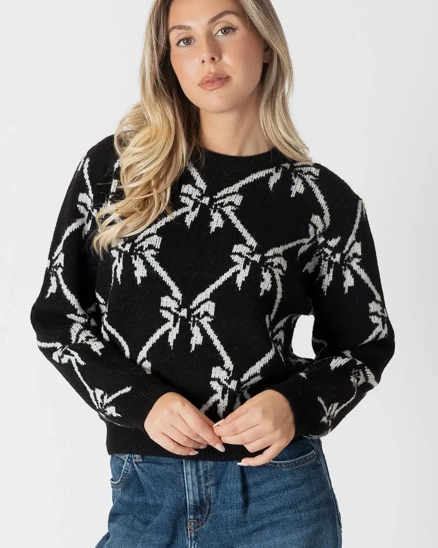 Lyla & Lux Koda Bow Sweater