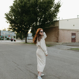 Cest Moi Cotton Fleece Cargo Skirt