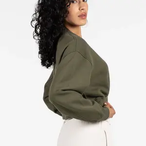 Cest Moi Cotton Fleece Crop
