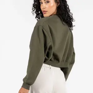 Cest Moi Cotton Fleece Crop