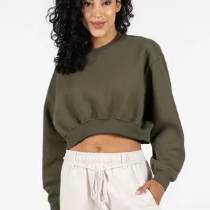 Cest Moi Cotton Fleece Crop