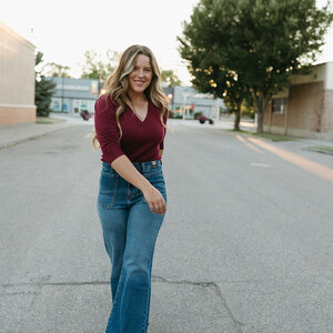 Esqualo Lily Puff Sleeve Knit