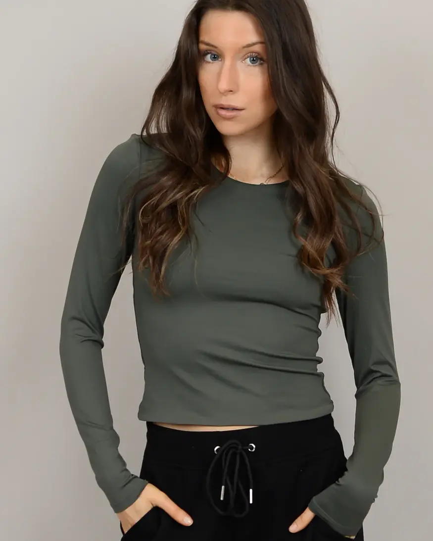 RD Style Roxi Crop Long Sleeve