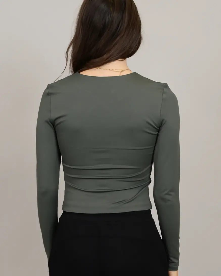 RD Style Roxi Crop Long Sleeve