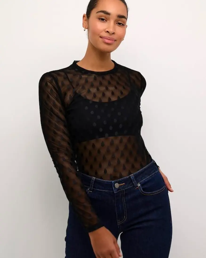 Kaffe Mina LS T-Shirt