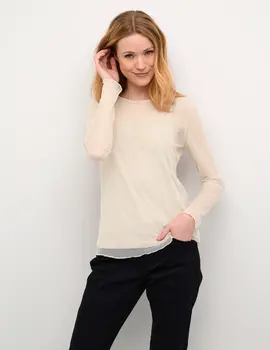 Cream Larnis LS Blouse