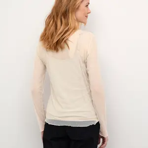 Cream Larnis LS Blouse
