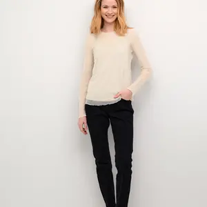 Cream Larnis LS Blouse