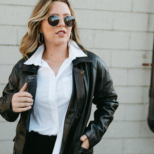 Mauritius Deniz Leather Trench Coat